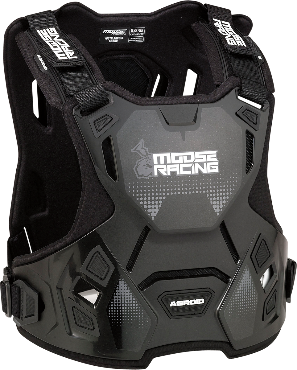 MOOSE RACING Youth Agroid™ Chest Guard - Black - 2XS/XS 2701-1115