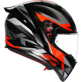 AGV K1 S Helmet - Fastlap - Black/Gray/Red - Large 2118394003-064-L