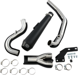 COBRA El Diablo Exhaust - Black - '07-'11 Softail 6484B