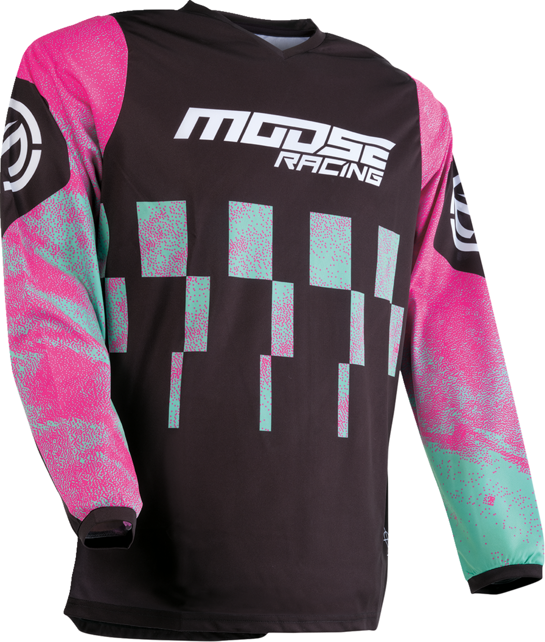 MOOSE RACING Qualifier Jersey - Pink/Teal - Large 2910-7520