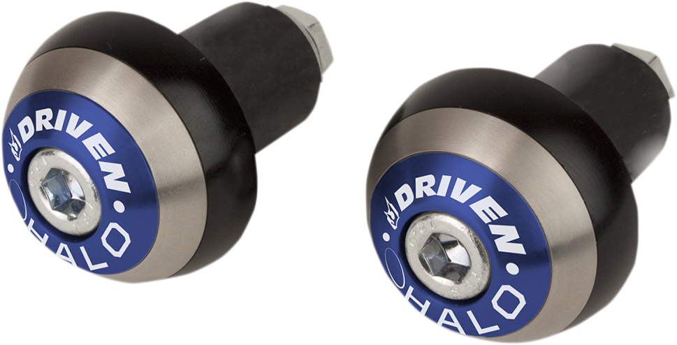 DRIVEN RACING Bar End - Halo - Blue DHBEW-BL