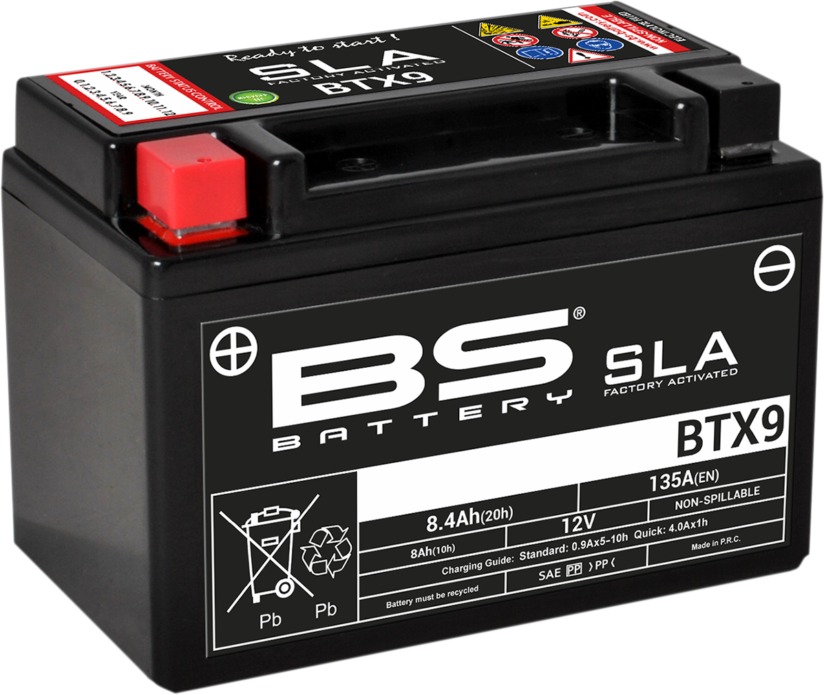 BS BATTERY Battery - BTX9 (YTX) 300674