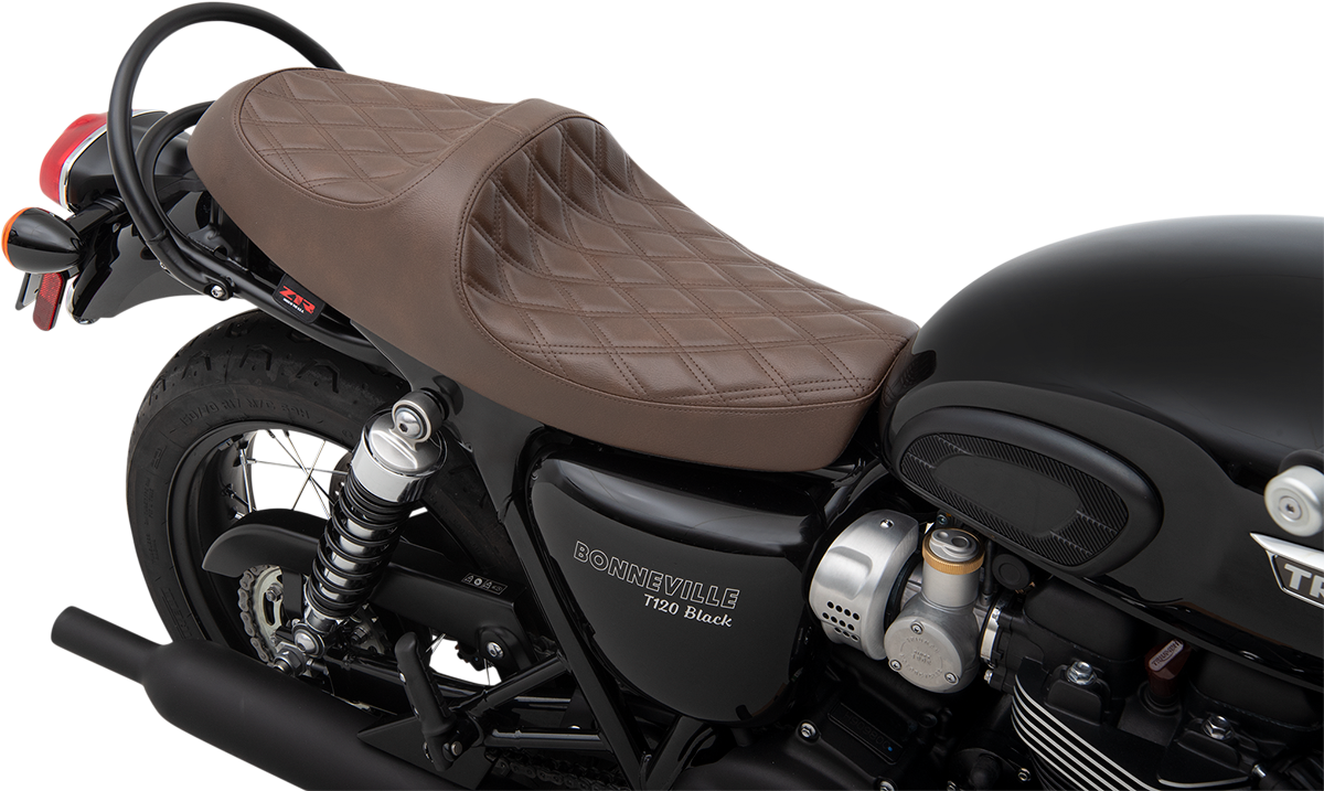 Z1R Predator III Seat - Brown - Vinyl - Double Diamond 0810-2212