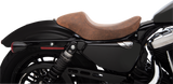 DRAG SPECIALTIES Seat - 3/4 Solo - Brown - Distressed - '04-'22 XL NO RUBBER BUMPERS 0804-0747