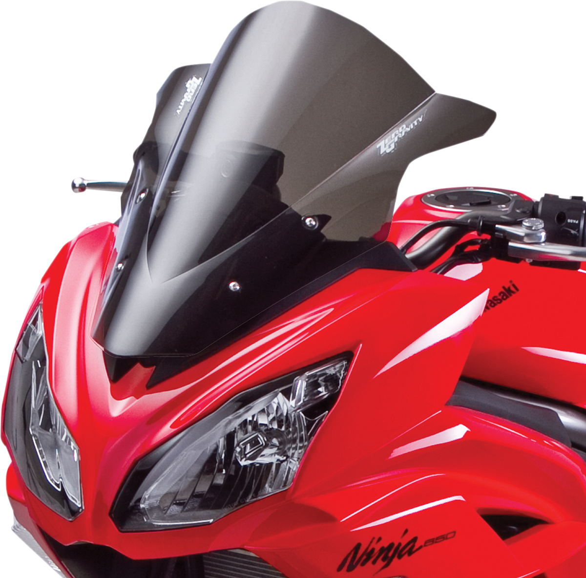 Zero Gravity Double Bubble Windscreen - Light Smoke - Ninja 650 16-207-02