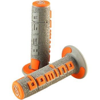 DOMINO A360 Off-Road Grips - Gray/Orange  A36041C6245A70