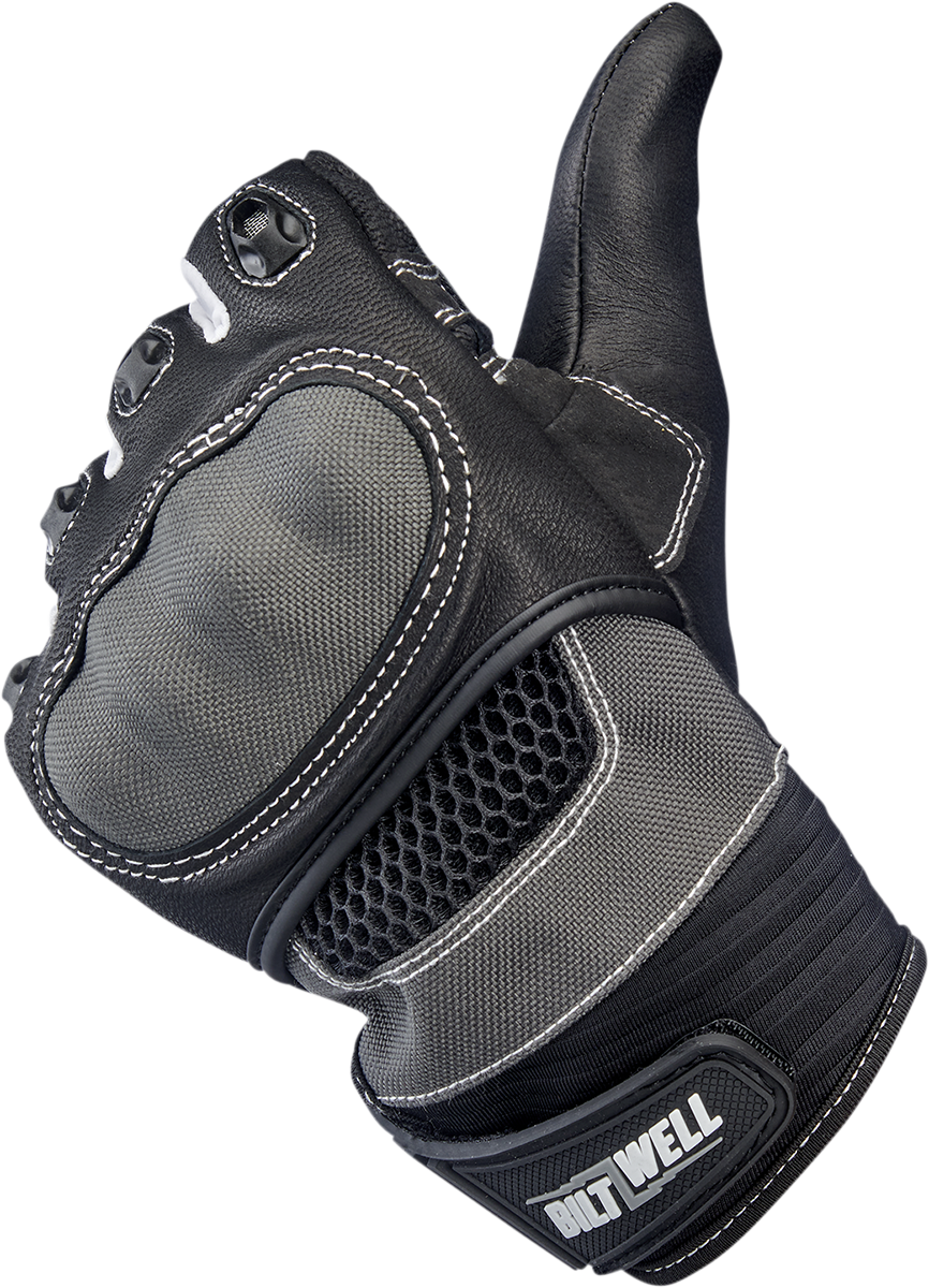 BILTWELL Bridgeport Gloves - Gray - Medium 1509-1101-303