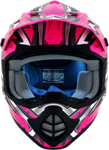 AFX FX-17 Helmet - Butterfly - Matte Hot Pink - Large 0110-7109