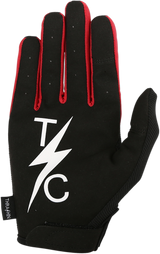 THRASHIN SUPPLY CO. Stealth Gloves - Black/Red - Small SV1-02-08