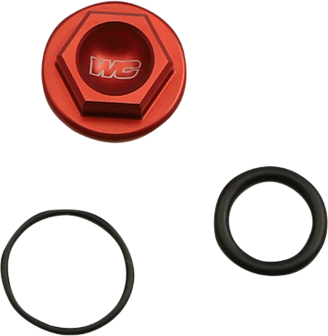 WORKS CONNECTION Aluminum Oil Filler Plug - Red 24-011