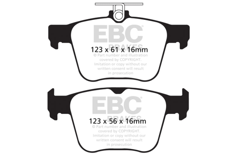 EBC 2014+ Audi S3 Bluestuff Rear Brake Pads DP52173NDX