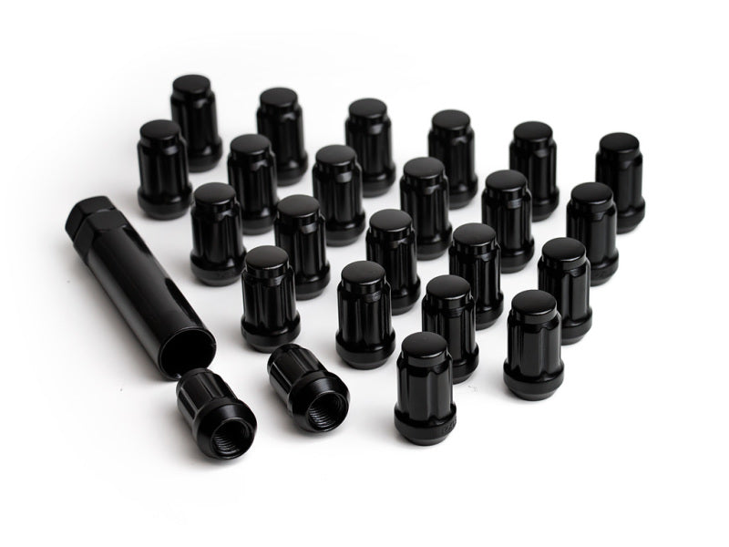 ICON Alloys Lug Nut Kit Black - 12x1.5 - 24 Lug Nuts w/ Key 89121524B