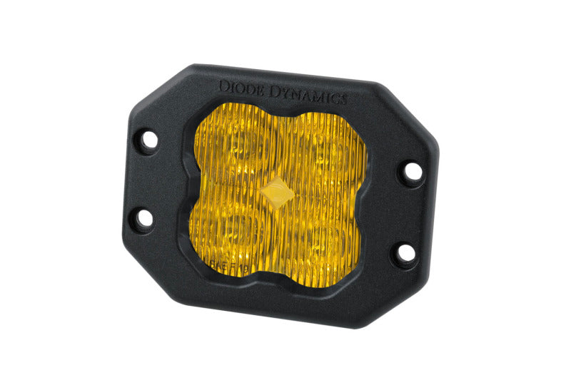 Diode Dynamics SS3 Sport ABL - Yellow SAE Fog Flush (Single)