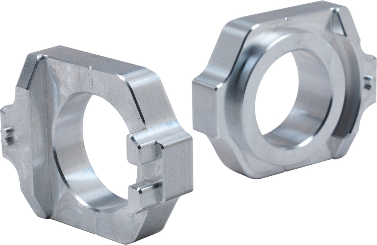 WORKS Axle Blocks Elite Hon Silver 17-305