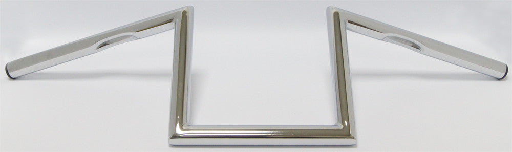 HARDDRIVE Z-Bar One Inch Dimpled 8 Inch Chrome 21-231