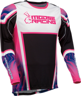 MOOSE RACING Agroid Jersey - Pink/Purple/Black - XL 2910-7399