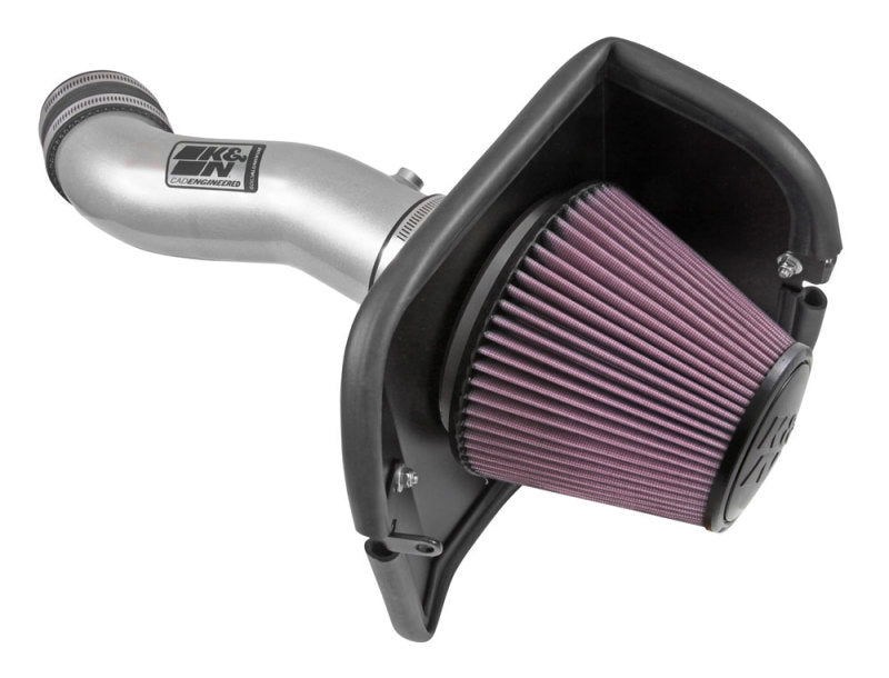 K&N 14-15 Jeep Cherokee 3.2L V6 High Flow Performance Intake Kit 77-1569KS