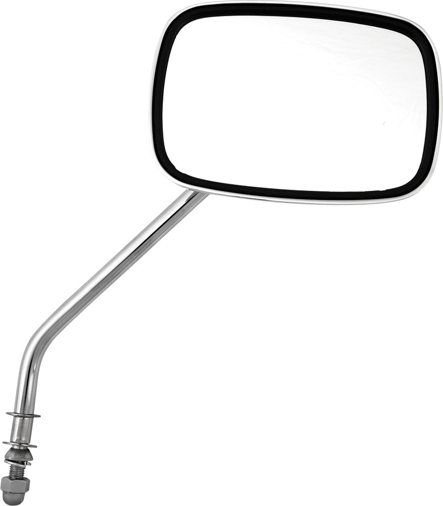 HARDDRIVE Mirror Oe Style 8" Stem L/R Chrome L/R 5x3.5" 30-851