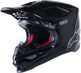 IN STOCK ALPINESTARS SUPERTECH S-M10 Solid Helmet Black Glossy/Carbon SM 482-9041S