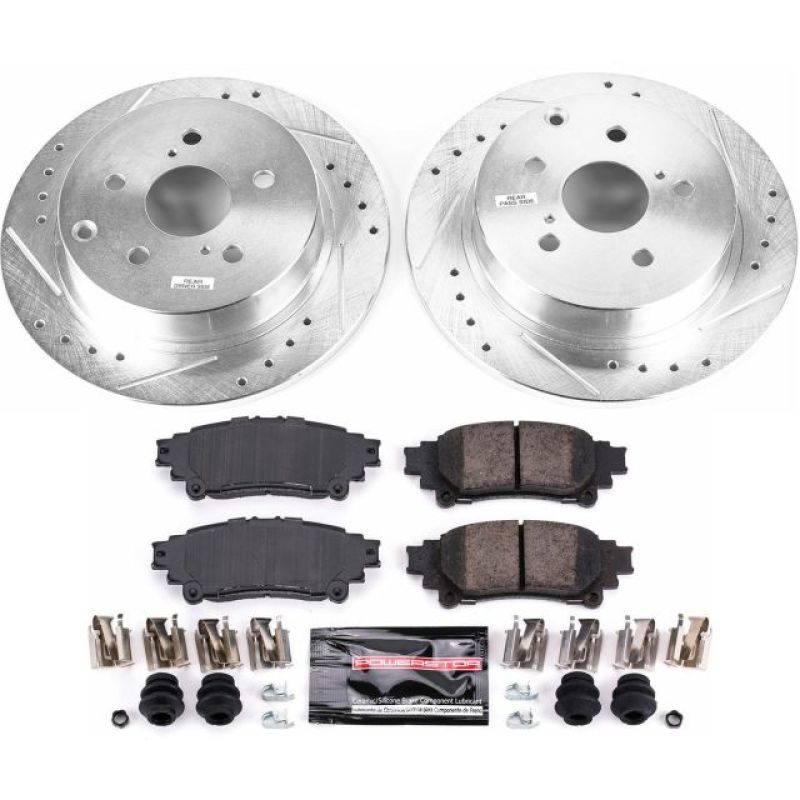 Power Stop 16-18 Toyota Mirai Rear Z23 Evolution Sport Brake Kit