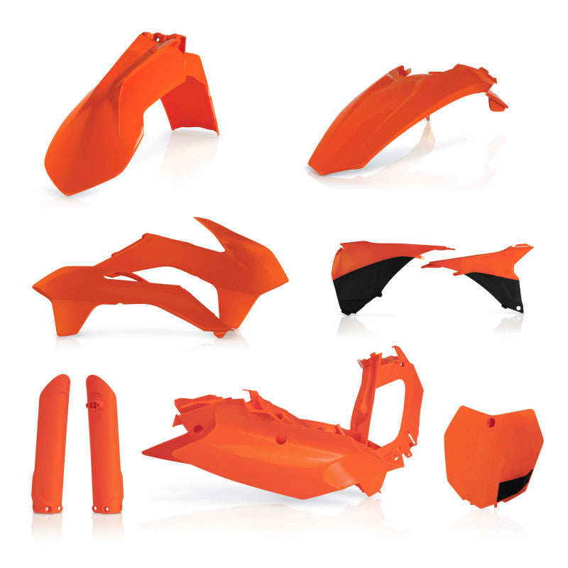 Acerbis 15-16 KTM SX125/150/ SX250/XC/ SX-F/XC-F Full Plastic Kit - Orange/Black 2403091008