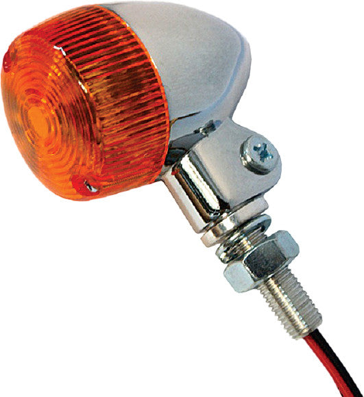 K&STurn Signal Style 1 Chrome/Amber Lens 3-Wire25-8323CM