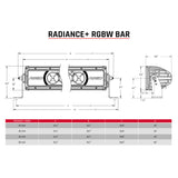 Rigid Industries Radiance+ 50in. RGBW Light Bar 250053