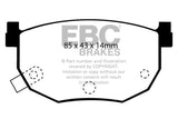 EBC 99-01 Hyundai Elantra 2.0 Greenstuff Rear Brake Pads DP2528