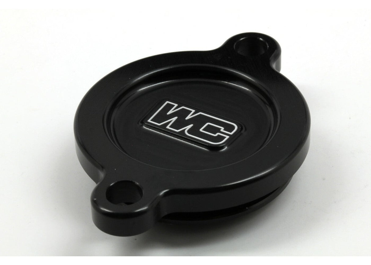 WORKS Oil Filter Cover Black Kaw 27-041