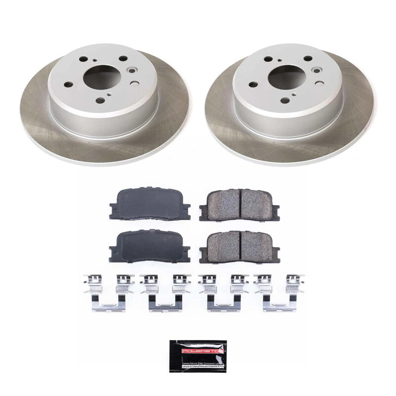 Power Stop 01-03 Toyota Highlander Rear Semi-Coated Rotor Kit