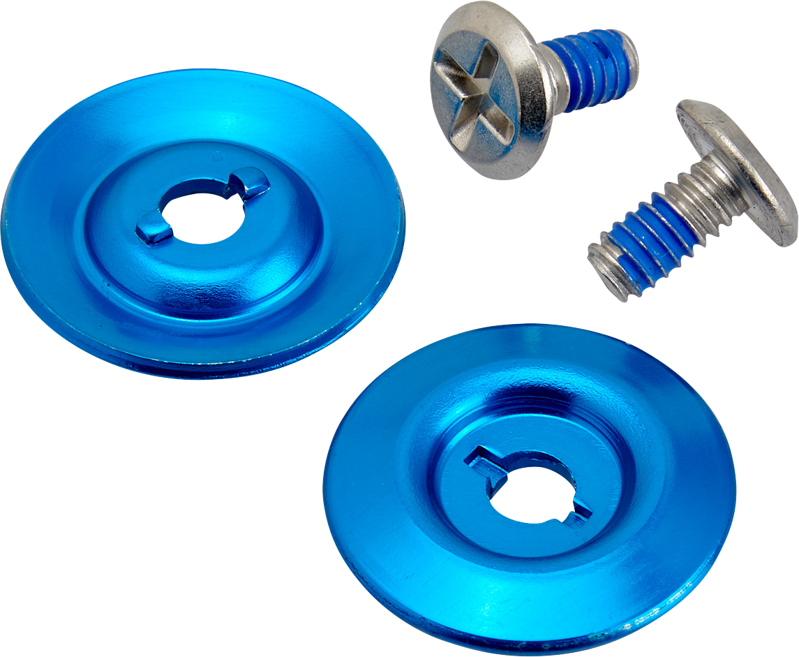 BILTWELL Gen 2 Hardware Kit - SS Screw - Blue Baseplate 0034-150-71