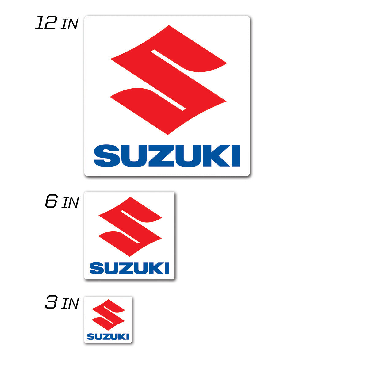 D-COR Suzuki Icon Decal 3" Squared 40-40-108