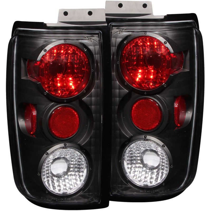 ANZO 1997-2002 Ford Expedition Taillights Black 211057