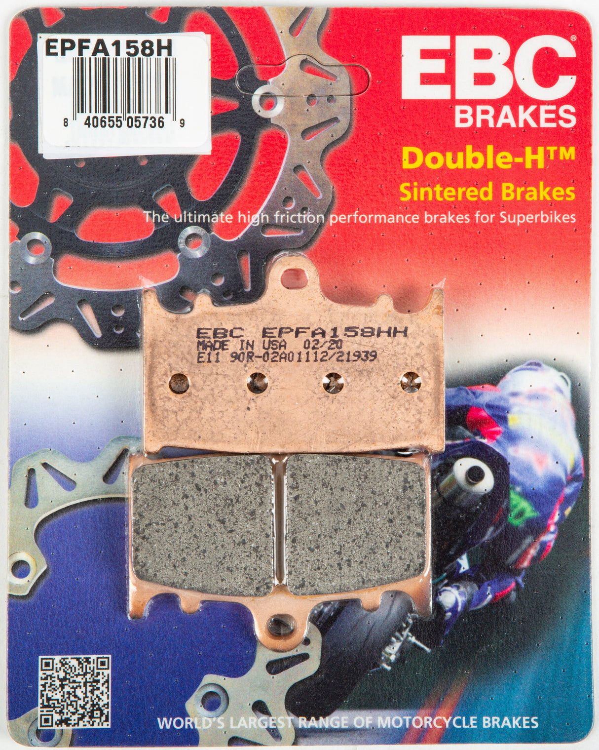 EBC Extreme Pro Brake Pads EPFA158HH