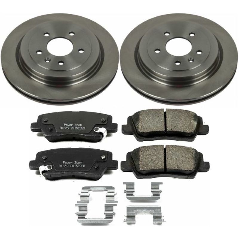 Power Stop 13-15 Cadillac ATS Rear Autospecialty Brake Kit