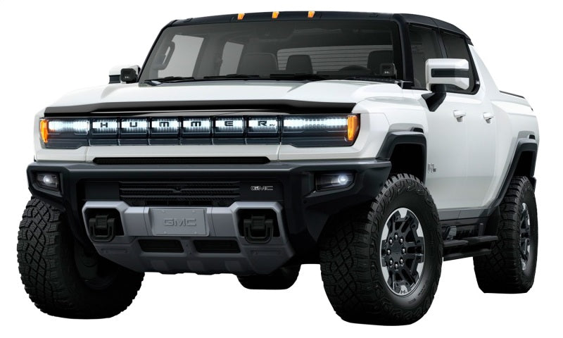 AVS 22-23 GMC Hummer EV Aeroskin Low Profile Hood Shield - Smoke 322180