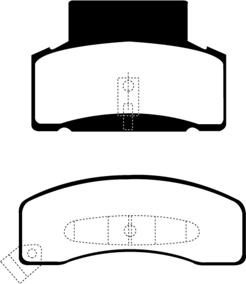 EBC 92-99 Chevrolet C30 DRW Yellowstuff Front Brake Pads DP41268R