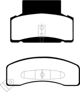 EBC 92-99 Chevrolet C30 DRW Yellowstuff Front Brake Pads DP41268R