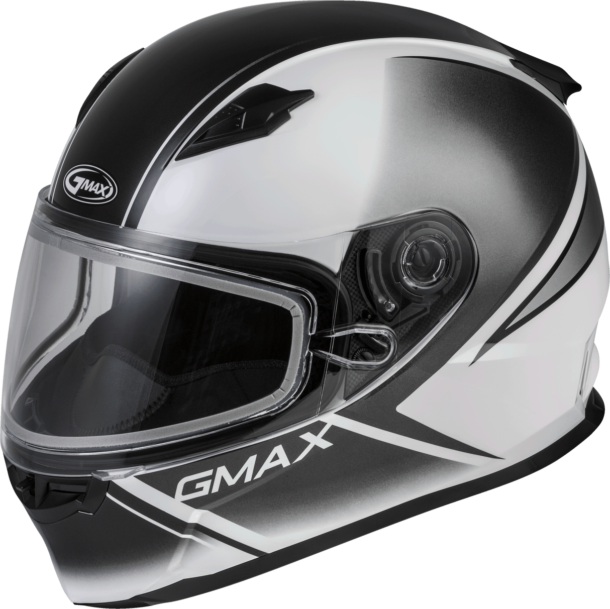 GMAX Ff-49s Full-Face Hail Snow Helmet White/Black Md G2495015