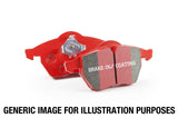 EBC 13-14 Audi RS7 4.0TT (w/Cast Iron Rotors & Trapezoid Weights) Redstuff Front Brake Pads DP32081C