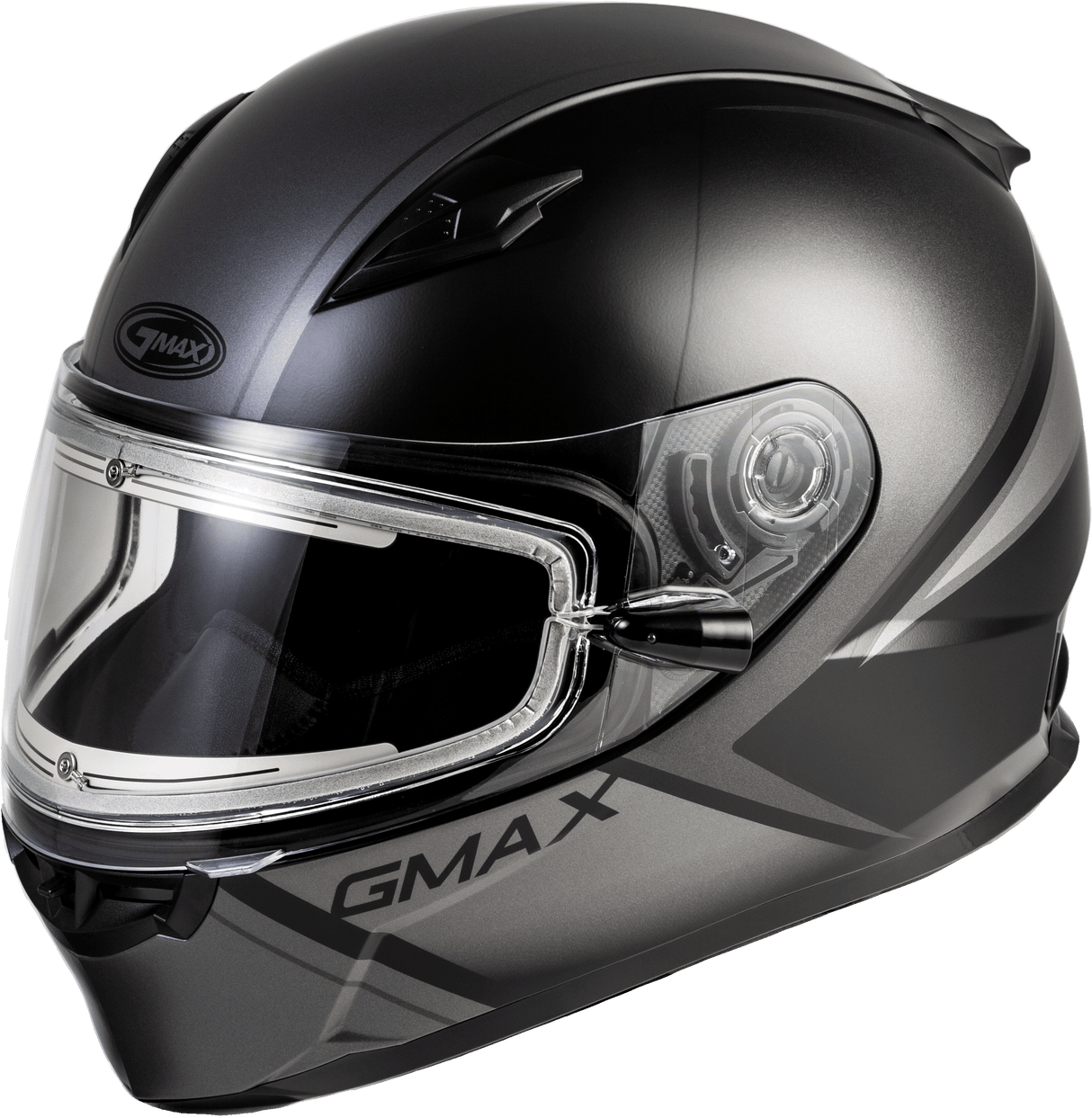 GMAX Ff-49s Hail Snow Helmet W/Elec Shield Matte Black/Grey Xl G4491507