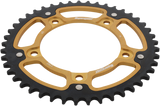 SUPERSPROX Stealth Rear Sprocket - 45 Tooth - Gold - Suzuki/Triumph RST-1792-45-GLD