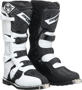 MOOSE RACING Qualifier Boots - Black/White - Size 9 3410-2601