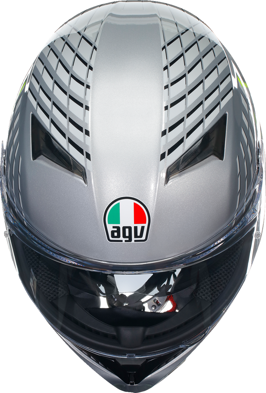 AGV K3 Helmet - Fortify - Gray/Black/Yellow Fluo - XL 2118381004011XL