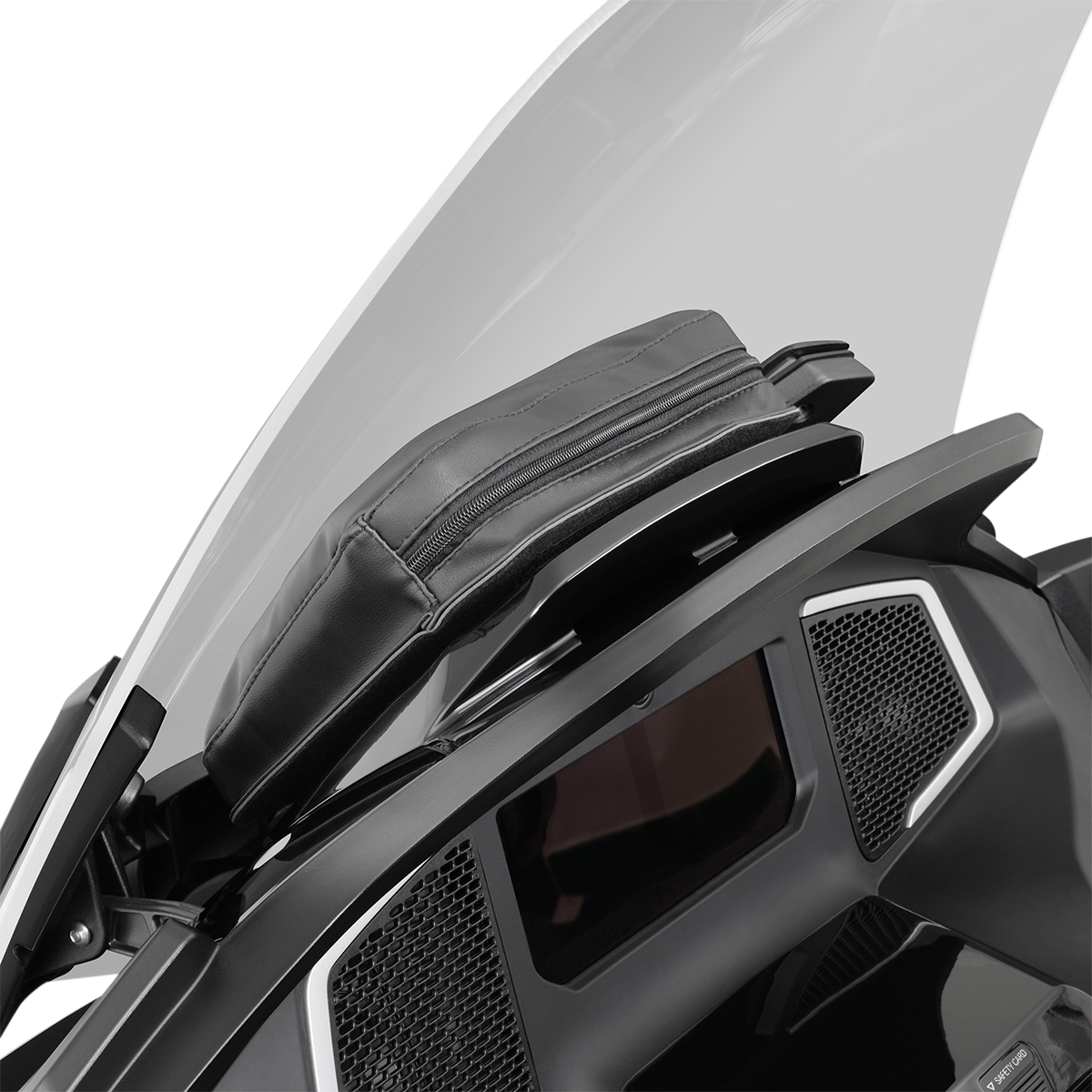 SHOW CHROME Windshield Dash Pouch - Can-Am Spyder RT H41-169BK