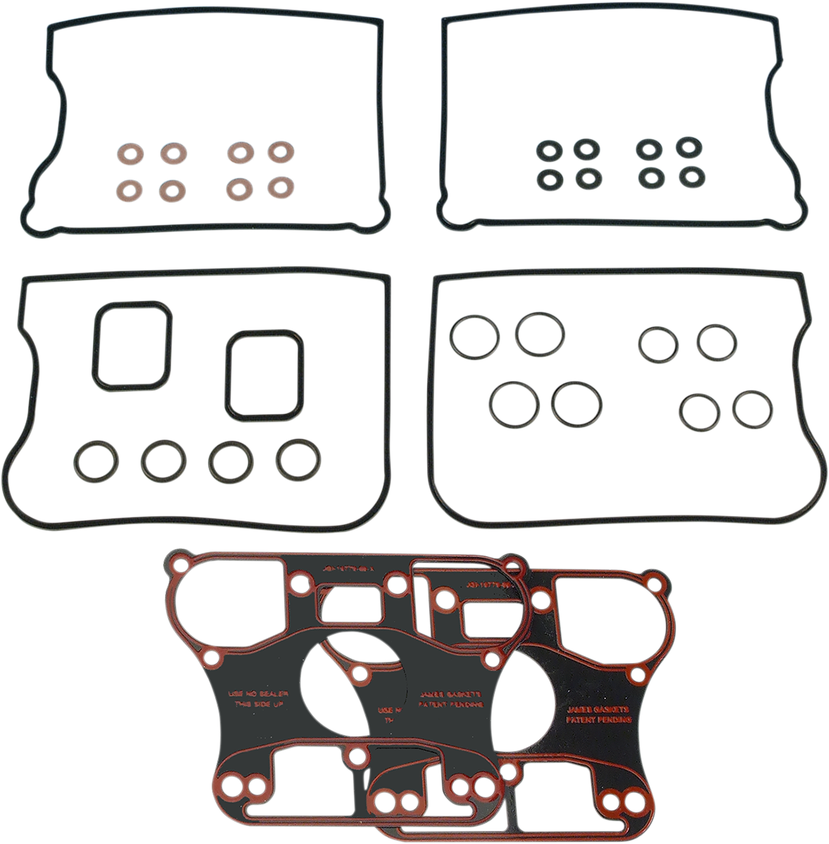 JAMES GASKET Rocker Box Rubber Gasket - Big Twin JGI-17038-90