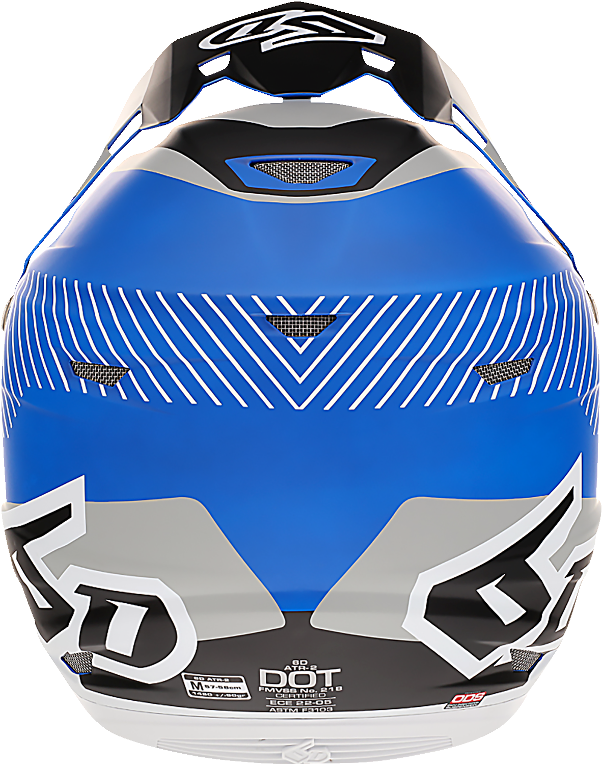 6D ATR-2 Helmet - Fusion - Blue - 2XL 12-2929