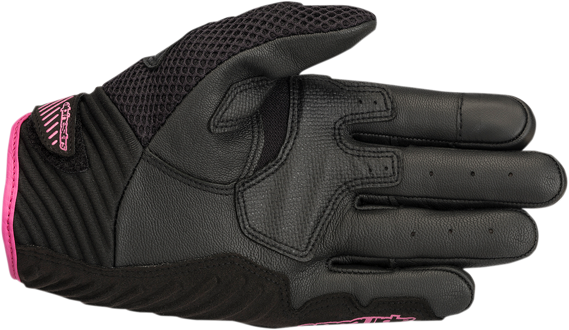 ALPINESTARS Women Stella SMX-1 Air V2 Gloves - Black/Fuchsia - XS 3590518-1039-XS