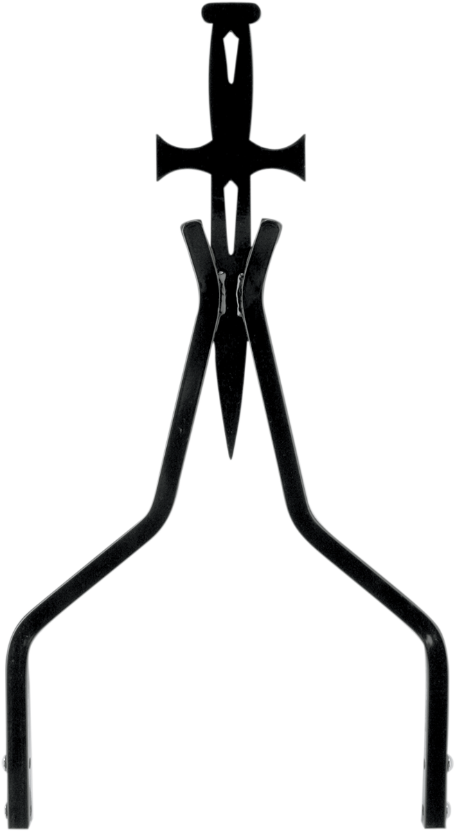 CYCLE VISIONS Sissy Bar Stick - Black - 18" Daggertude CV-8029B