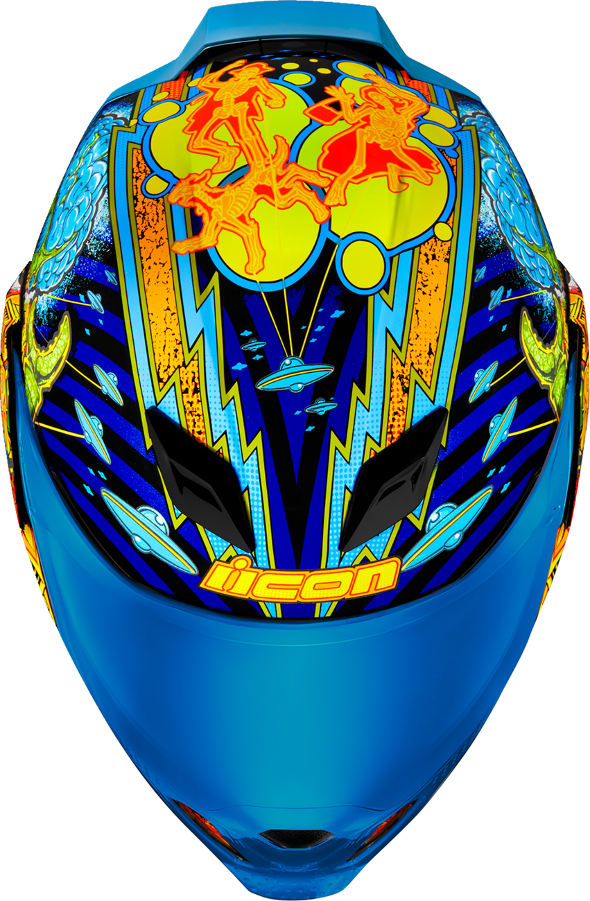 ICON Airflite™ Helmet - Bugoid Blitz - Blue - Small 0101-15547